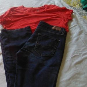 Jeans and shirt